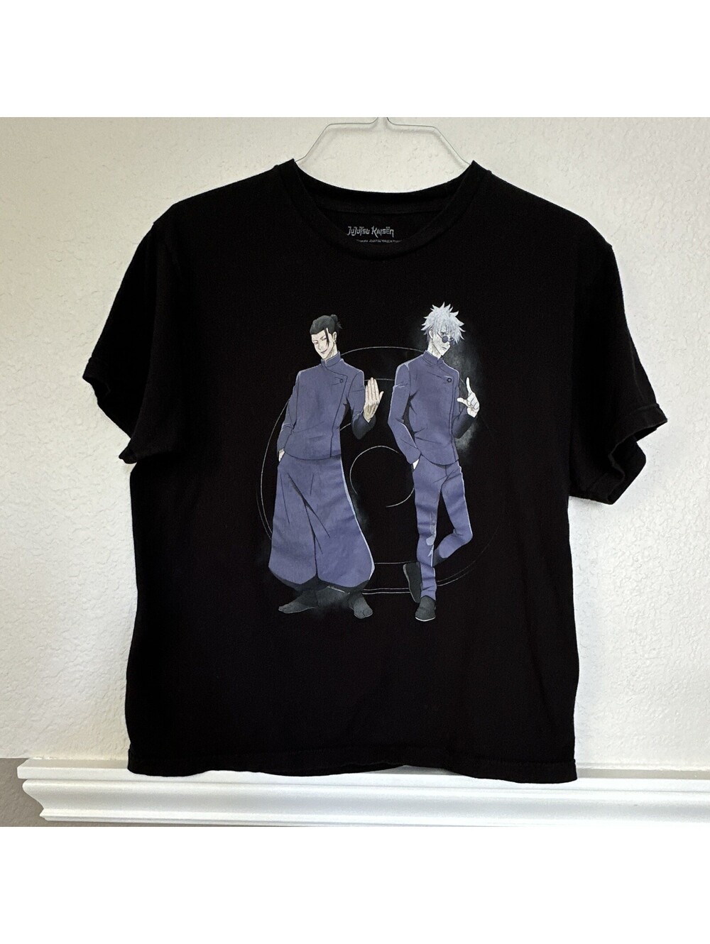 Jujutsu Kaisen Gojo Geto Crunchyroll Anime Graphic T-Shirt Men's Size Large